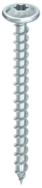 HECO-TOPIX-plus 8,0 x 80, Tellerkopf, T-Drive, Vollgewinde, verzinkt blau