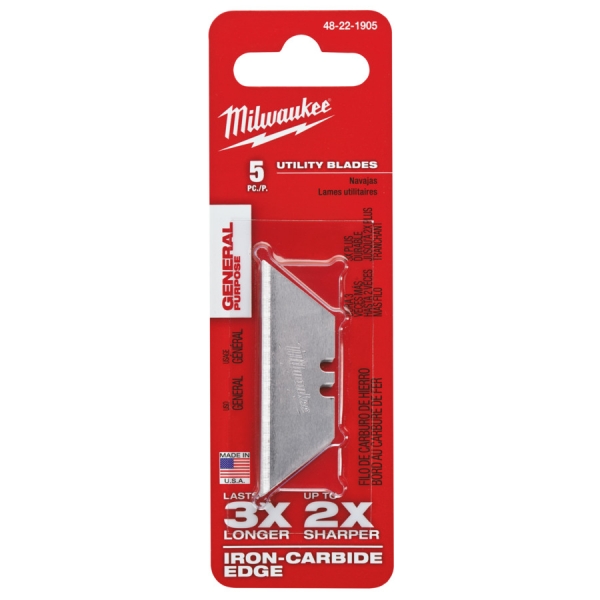 Milwaukee Universal-Trapezklingen 62x19 mm (5er-Pack)