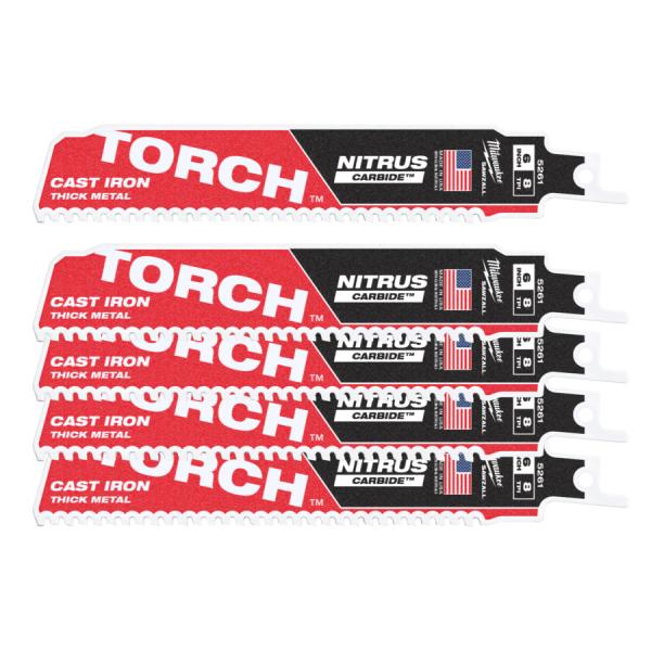Milwaukee 150x8 TORCH™ Nitrus Säbelsägeblatt VE=5