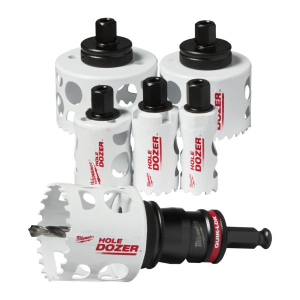 Milwaukee HOLE DOZER Lochsägen-Set QUIK-LOK 9-tlg.