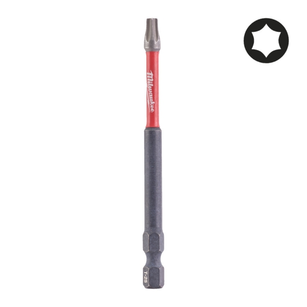 Milwaukee Shockwave B1/4"-Schlagschrauberbit TX25 x 90mm