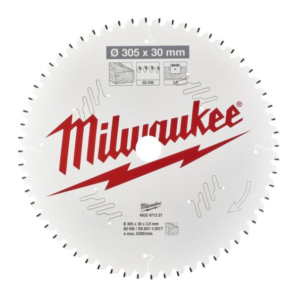 Milwaukee Kreissägeblatt Ø305x30x3mm 60Z HOLZ