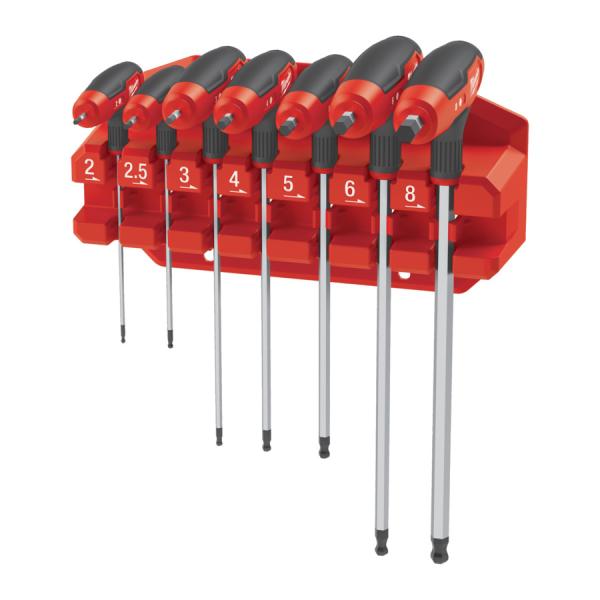 Milwaukee T-Griff-Set, Innensechskant Softgrip