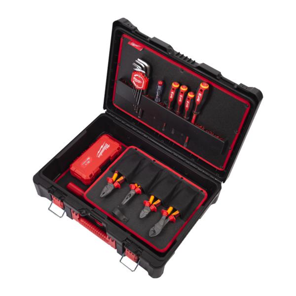 Milwaukee Elektriker PACKOUT Koffer 62-tlg.