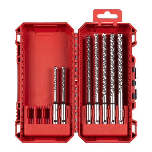 Milwaukee SDS-Plus Hammerbohrerkassette MX4 (7-tlg)