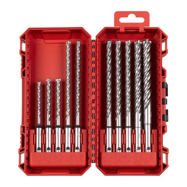 Milwaukee SDS-Plus Hammerbohrerkassette MX4 (10-tlg)