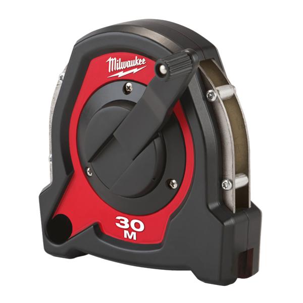 Milwaukee Maßband 30m mit geschlossenem Gehäuse und Kombihaken