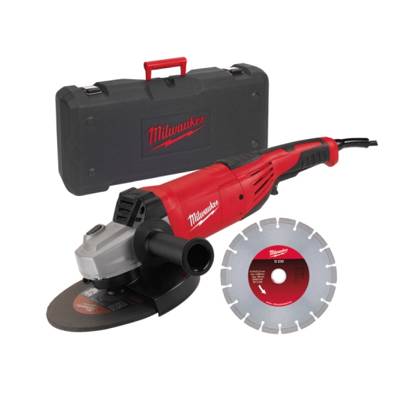 Milwaukee Winkelschleifer AG22-230E DSET