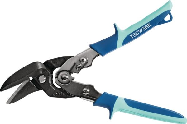 TECWERK Blechschere Länge 260 mm rechts Stahl max. 1,5 mm