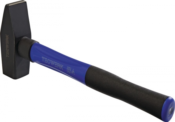 TECWERK Schlosserhammer 1500g Stiel-L.380mm 3K-Stiel m.Stahlschutzhülse