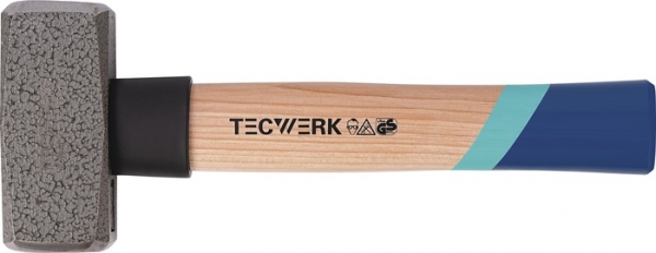 TECWERK Fäustel Kopf-G.1500g Hickory Stielschutzhülse