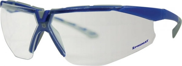 Promat Schutzbrille Daylight Flex EN 166 Bügel grau/dunkelblau,Scheibe klar PC