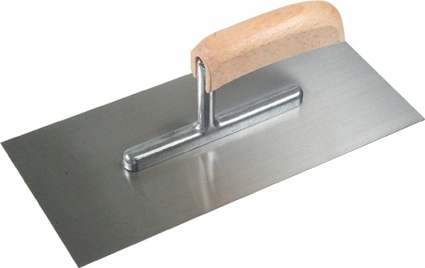 Glättekelle Länge 280 mm Breite 130 mm Buchenholzheft Stahl, gehärtet Stärke 0,7 mm