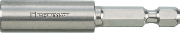 Promat Bithalter 1/4 Zoll F 6,3 1/4 Zoll C 6,3 Magnet, Sprengring Länge 75 mm