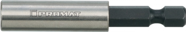 Promat Bithalter 1/4 Zoll F 6,3 1/4 Zoll C 6,3 Magnet Länge 60 mm