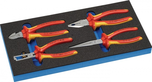 Knipex Werkzeugmodul 4-tlg.1/3-Modul VDE-Zangensatz