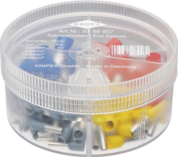 Knipex Aderendhülsenbox 100-tlg.4,0-16,00mm² Ku.-Box