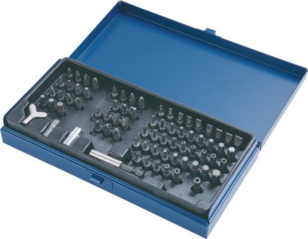 TECWERK Bitsortiment 75-teilig für Sicherungsschrauben
