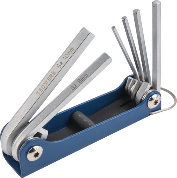 TECWERK Schraubendreher-Satz 6-teilig Handklapphalter SW 3 - 10 mm