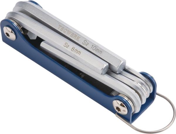 TECWERK Schraubendreher-Satz 6-teilig Handklapphalter SW 3 - 10 mm