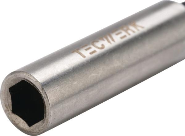 TECWERK Bithalter 1/4 Zoll mit Magnet Länge 60mm