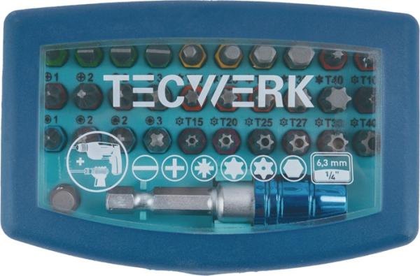 TECWERK Universal Bitsortiment 32-teilig