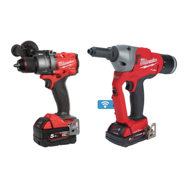 Milwaukee M18ONEPP2V-524X Akkuwerkzeug-Set