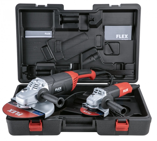 Flex Winkelschleiferset  L 2200 Ø230 + L 811 Ø125 Set