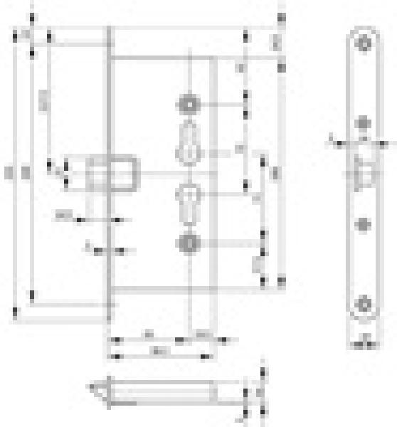 BKS FH-Mittelfallenschloß 24/65/72/9 re/li verz.