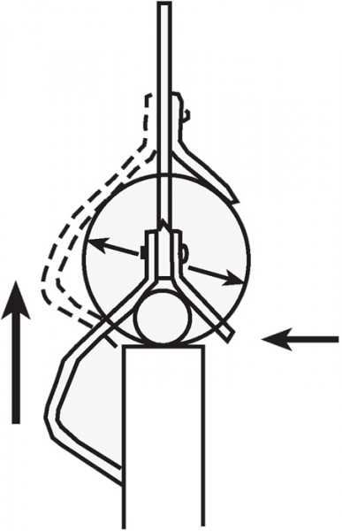 Jokari Abisoliermesser Secura No.28H Gesamt-L.170mm m.Hakenklinge