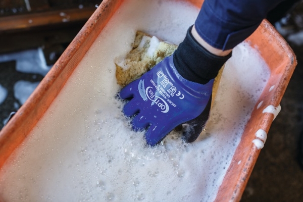 Handschuhe Winter Aqua Guard Größe 8-11 schwarz/blau EN 388, EN 511 PSA-Kategorie II OPTIFLEX