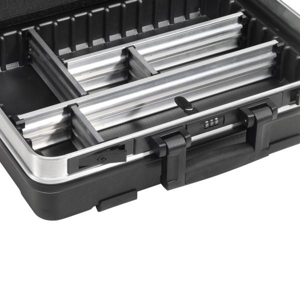 Schalenkoffer B470xT200xH365mm 34,3 l ABS-Kunststoff Alu-Rahmen - WZ-Taschen