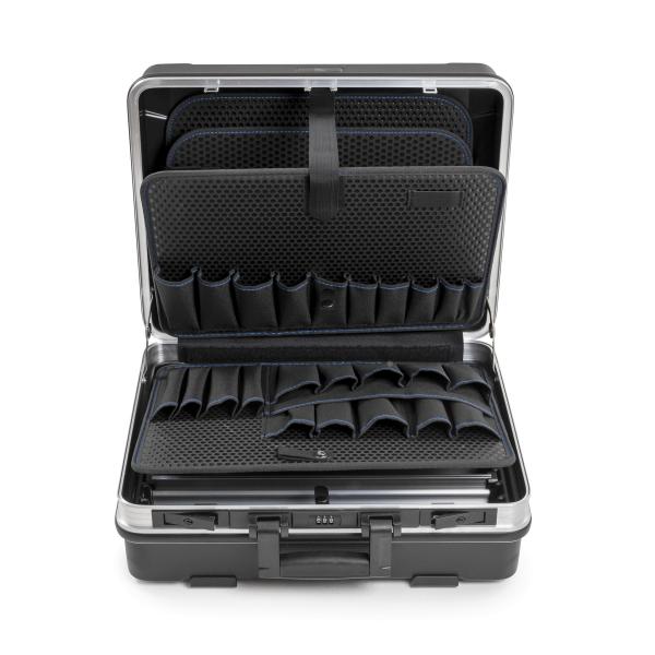 Schalenkoffer B470xT200xH365mm 34,3 l ABS-Kunststoff Alu-Rahmen - WZ-Taschen