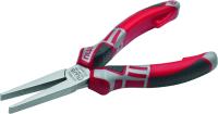 NWS Langbeck Flachzange 2K 160mm mattchrom