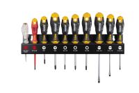 felo ERGONIC® XL 10tlg. Schraubendrehersatz mit 3K-Griff inkl. Halter