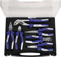 TECWERK Zangen-Satz Inhalt 6-teilig verchromt Kunststoffkoffer