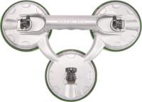 TECWERK Saugheber Tragfähigkeit 100 kg Kopf-Ø 118 mm 3 Köpfe Alu