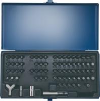 TECWERK Bitsortiment 75-teilig für Sicherungsschrauben